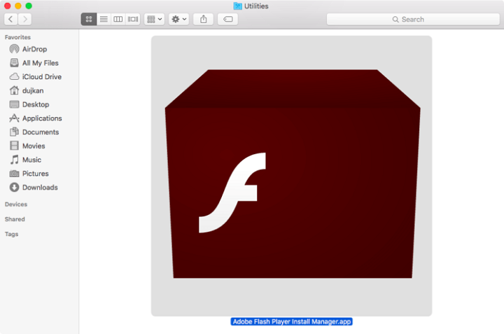 adobe flash player for mac os x 10.11.6